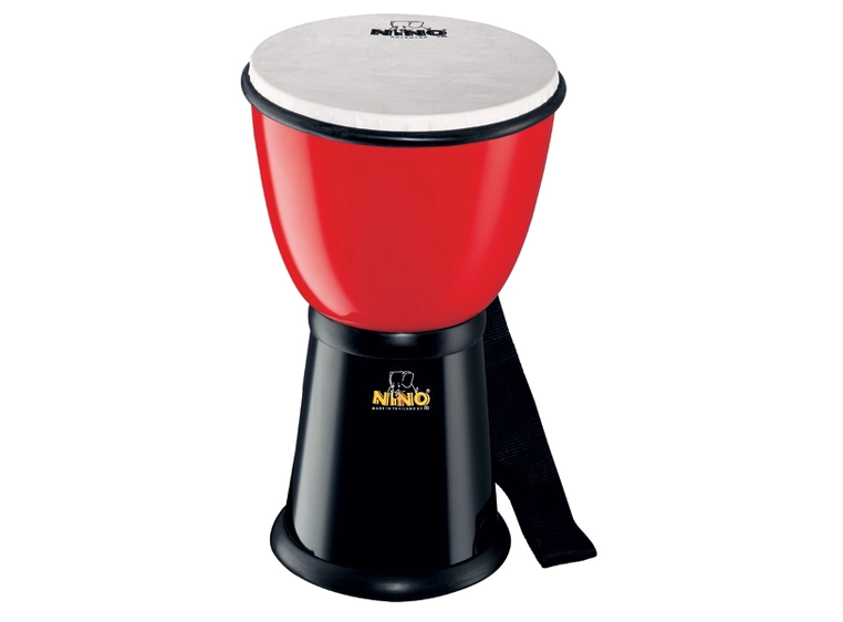 Nino Percussion 18-R/BK Djembe 8" Red/Black (M) 